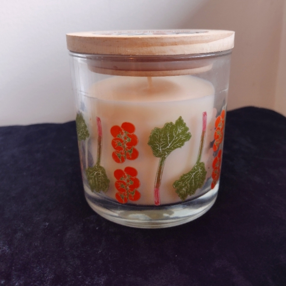 Rhubarb and Tomato Vine Aldi Candles